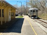 CVSR M-3 departs Akron Northside Station.